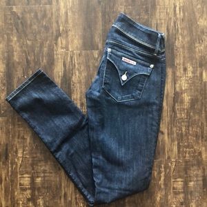 Hudson Collin Midrise Skinny Jeans